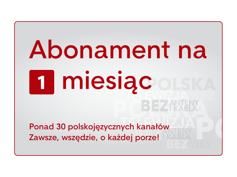 Abonament na 1 miesiąc