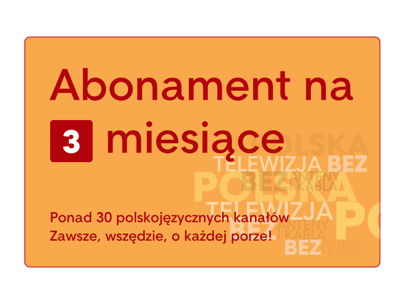 Abonament na 3 miesiące