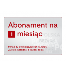 Abonament na 1 miesiąc